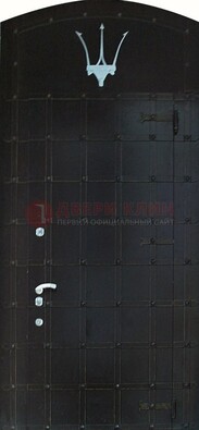 Металлическая арочная дверь ДА-22 высокого качества в Волоколамске