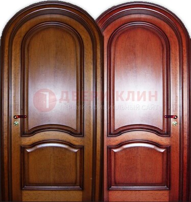 Входная арочная дверь МДФ внутри ДА-5 для сельского дома в Волоколамске