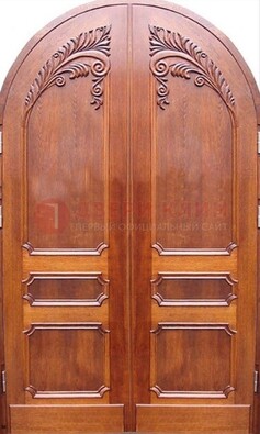Металлическая арочная дверь ДА-9 в салон красоты в Волоколамске
