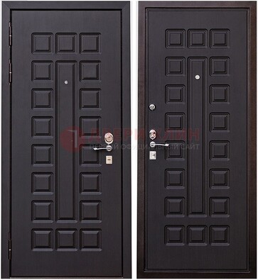 Крепкая металлическая дверь с МДФ ДМ-118 