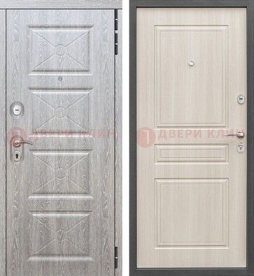Железная коричневая дверь Темный орех с МДФ Шоколад ДМ-302 в Волоколамске