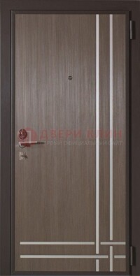 Квартирная стальная дверь с МДФ с декоративными вставками ДМ-89 в Волоколамске