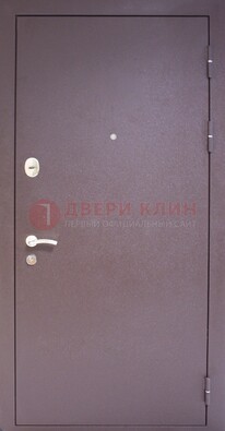 Сиреневая стальная дверь с нитроэмалью ДН-4 в Волоколамске