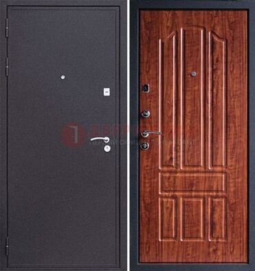 Темная стальная дверь с порошковым напылением ДП-188 в Воскресенске