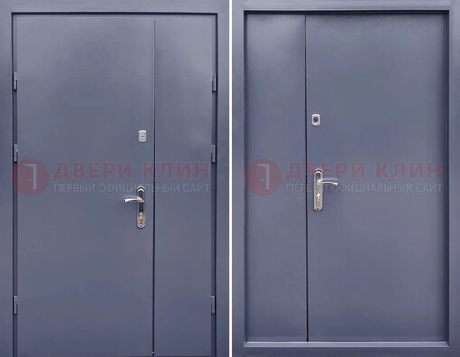 Входная дверь с порошковым напылением и МДФ Белый дуб ДП-213 в Екатеринбурге