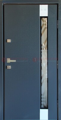 Стальная дверь с порошковым покрытием и МДФ Миланский орех ДП-216 в Волоколамске