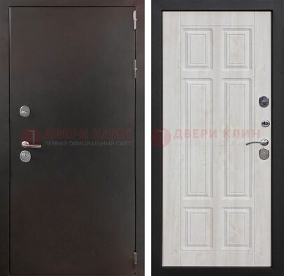 Стальная дверь с порошковым напылением с филенчатой МДФ ДП-238 в Волоколамске