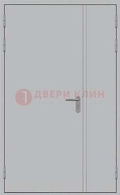 Белая противопожарная двупольная дверь ДПМ-02/30 в Волоколамске