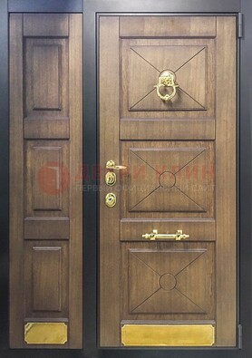 Парадная дверь с декоративными элементами ДПР-27 на дачу в Волоколамске