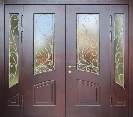 Парадная дверь ДПР-58 с остеклением в Волоколамске
