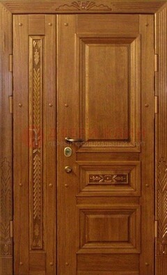 Распашная металлическая парадная дверь ДПР-62 в Волоколамске