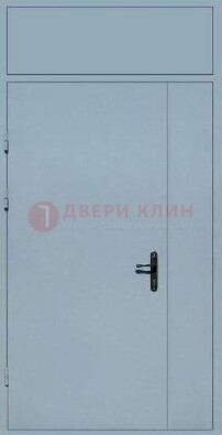 Белая тамбурная дверь ДТМ-13 в Волоколамске
