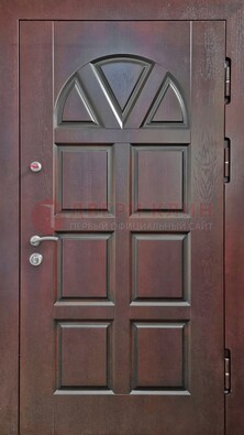 Уличная стальная дверь с виноритом ДВТ-166 в Волоколамске